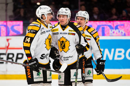 Skellefteås Daniel Widing, Pär Lindholm och Janne Pesonen