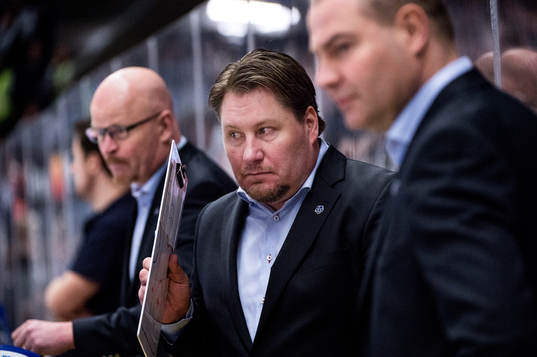 Leksands Huvudtränare Andreas Appelgren deppar