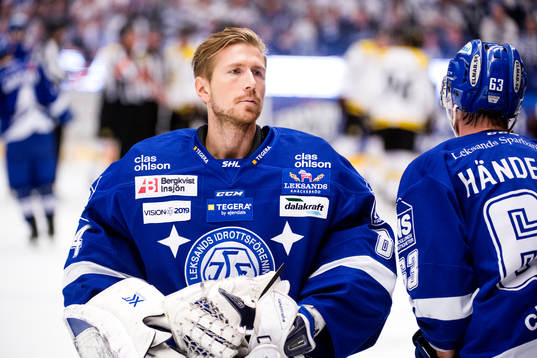 Leksands målvakt Joakim Lundström