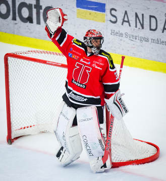 Örebros målvakt Julius Hudacek