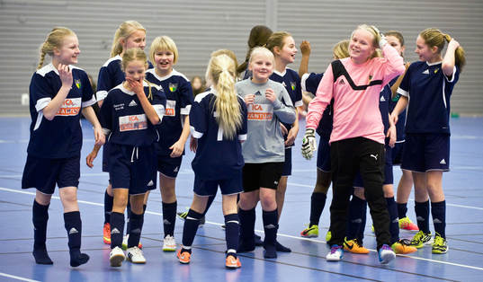 Glada spelare i FCH