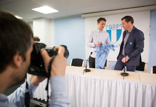 Malmö FFs nyförvärv Magnus Wolff Eikrem och Sportchef
