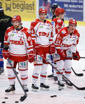 Timrås Robin Persson, Emil Pettersson  och Andreas Molinder