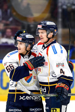 Djurgården Marcus Sörensen och Marcus Högström jublar