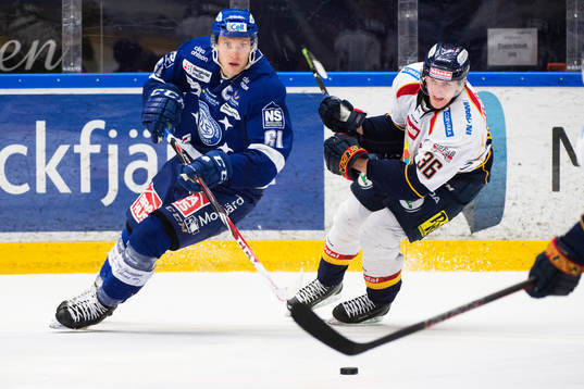 Leksands Johan Ryno och Djurgårdens Philip Holm