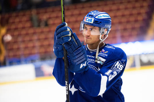 Leksands Jon Knuts blev utsedd till matchens krigare och