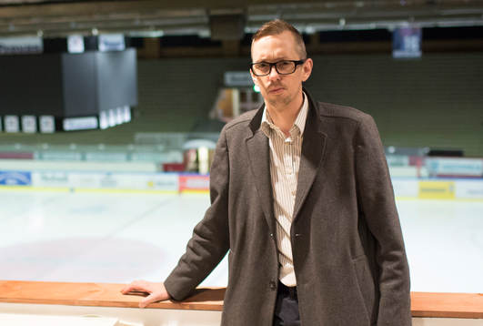 Expressens reporter Larsåke Grahn Wåhlen på plats i