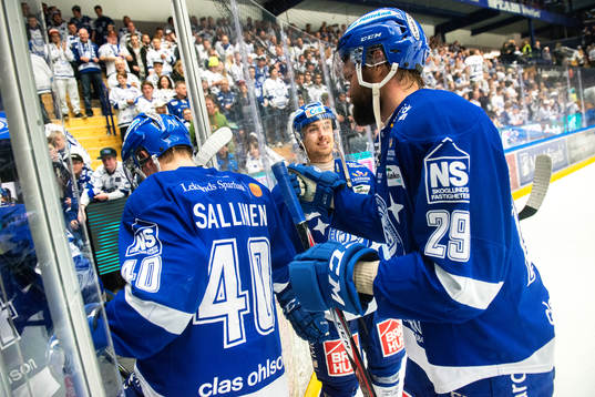 Leksands Robin Gartner, Tomi Sallinen och Joonas Rönnberg