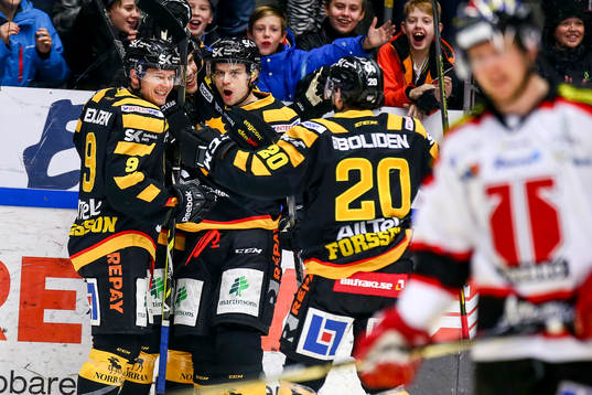 Skellefteås Axel Holmström, Patrik Zackrisson, Erik