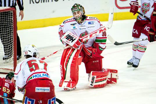 Modos målvakt Linus Ullmark