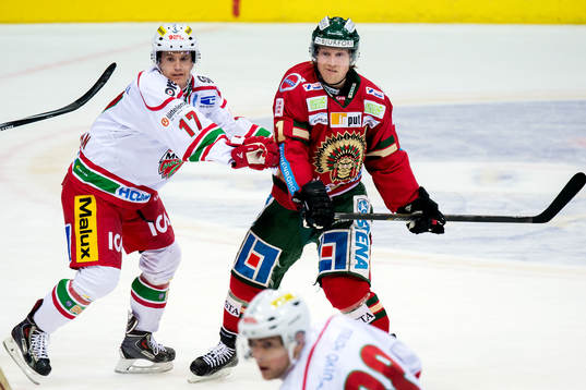 Modos Kyle Flanagan och Frölundas Mathis Olimb