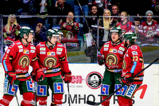 Frölundas Mattias Janmark jublar