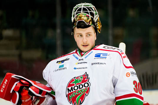 Modos målvakt Linus Ullmark