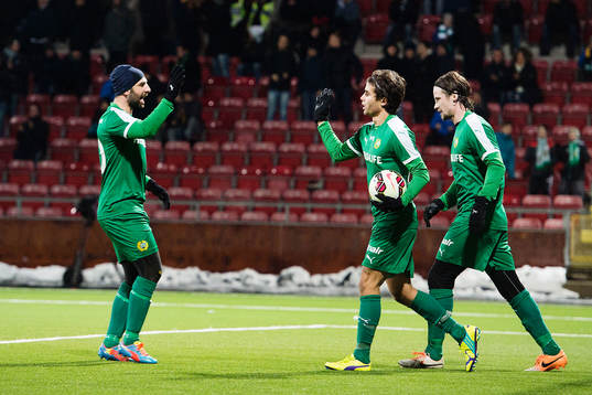 Hammarbys Kennedy Bakircioglu och Lars Fuhre