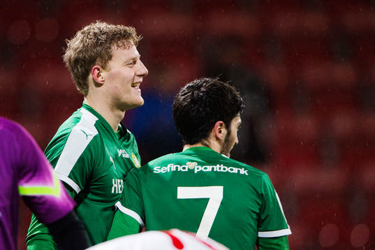 Hammarbys Lars Saetra jublar