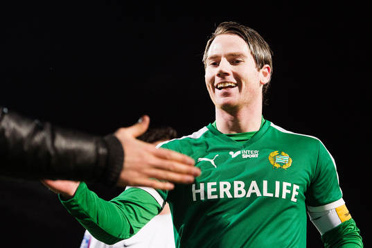 Hammarbys Johan Persson jublar