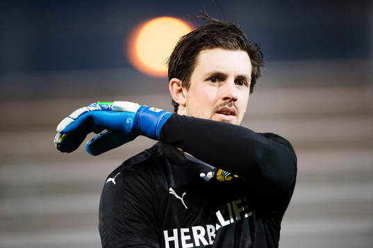 Hammarbys målvakt Johannes Hopf
