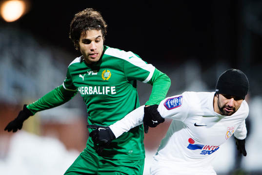 Hammarbys Lars Fuhre och Birkir Saevarsson