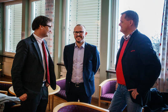 Medlemmar ur Timrå IKs styrelse var nöjda