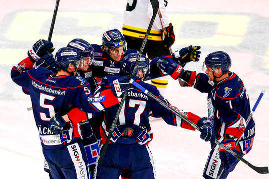 Linköpings Magnus Johansson jublar
