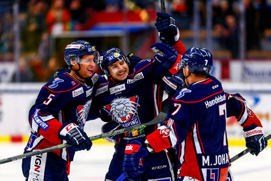 Linköpings Fredric Andersson jublar