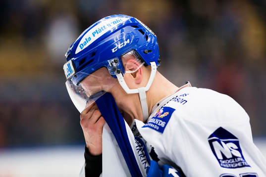 Leksands Toni Kähkönen deppar
