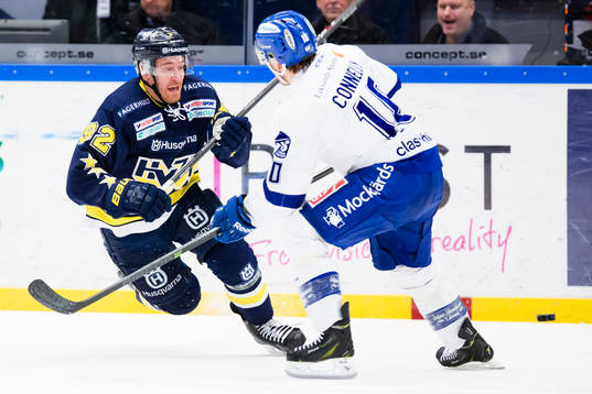 s Teemu Laine mot Leksands Brian Connelly