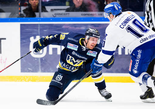s Teemu Laine mot Leksands Brian Connelly