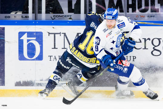 s Filip Sandberg mot Leksands Patrick Cehlin