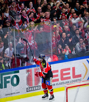 Örebros Martin Johansson gör matchen enda mål och Martin