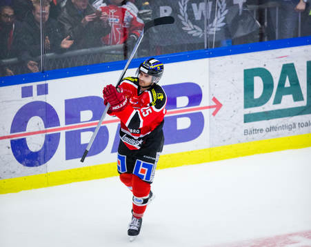 Örebros Martin Johansson gör matchen enda mål och Martin