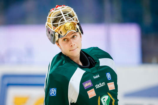 Färjestads målvakt Fredrik Pettersson Wentzel