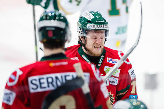 Frölundas Anton Axelsson har ont