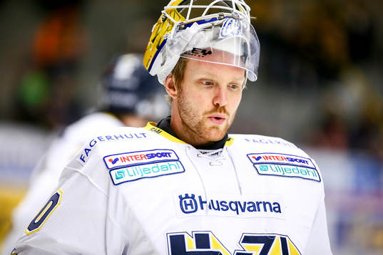 Hv71s målvakt Erik Ersberg