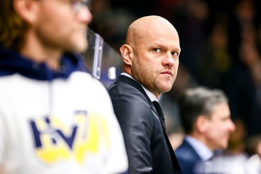 Hv71s tränare Andreas Johansson