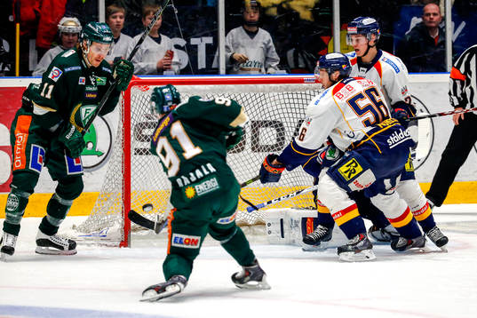 Färjestads Toni Rajala för 1-0