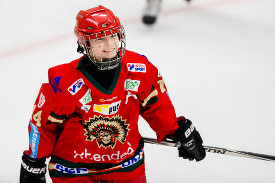Frölundas Calle Wedin jublar