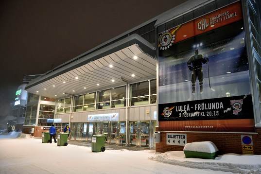 Coop Norrbotten Arena innan ishockeymatchen i SHL mellan