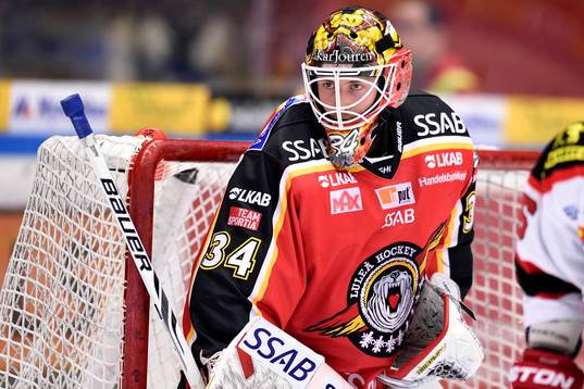 Luleås målvakt Joel Lassinantti