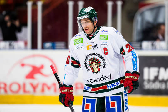 Frölundas Joel Lundqvist ser deppig ut