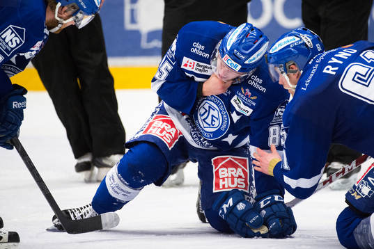 Leksands Toni Kähkönen har ont
