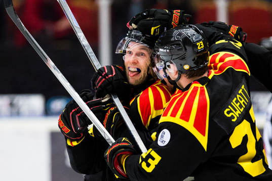 Brynäs Greg Scott jublar