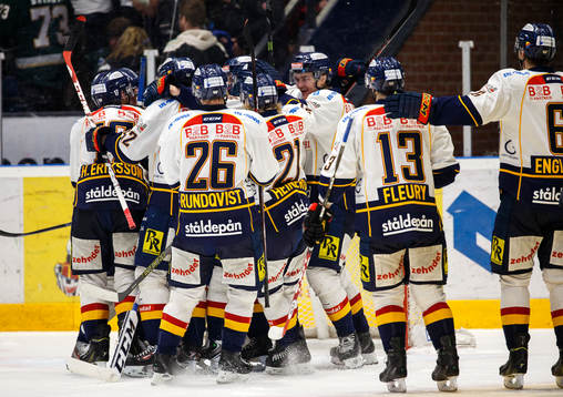 Djurgårdens spelare jublar