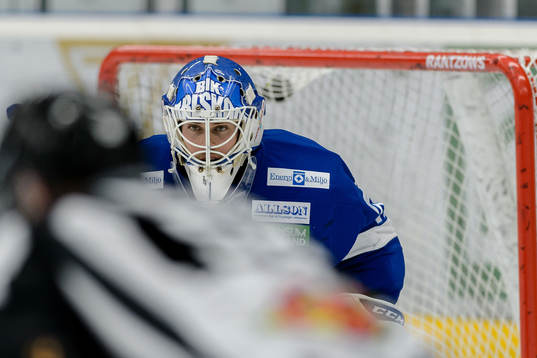 Karlskogas målvakt Joel Gistedt