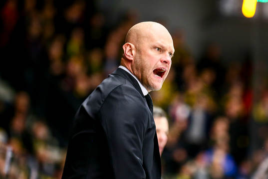 Hv71s tränare Andreas Johansson