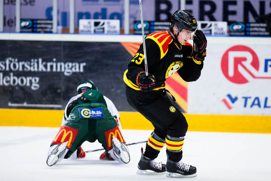 Frölundas Mattias Janmark ligger ner