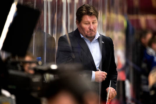 Leksands Huvudtränare Andreas Appelgren deppar