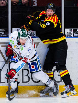 Frölundas Joel Lundqvist och Brynäs Jonas Nordquist