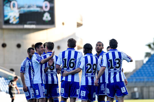 IFK Göteborgs Lasse Vibe jublar