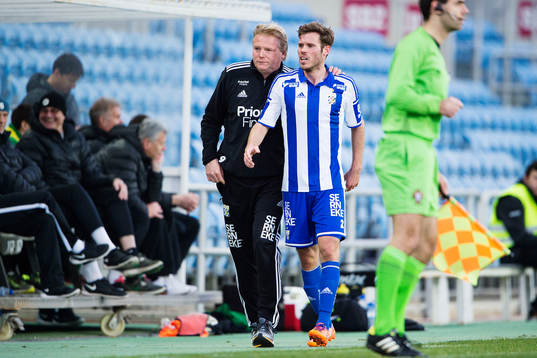 IFK Göteborgs tränare Jörgen Lennartsson och Emil